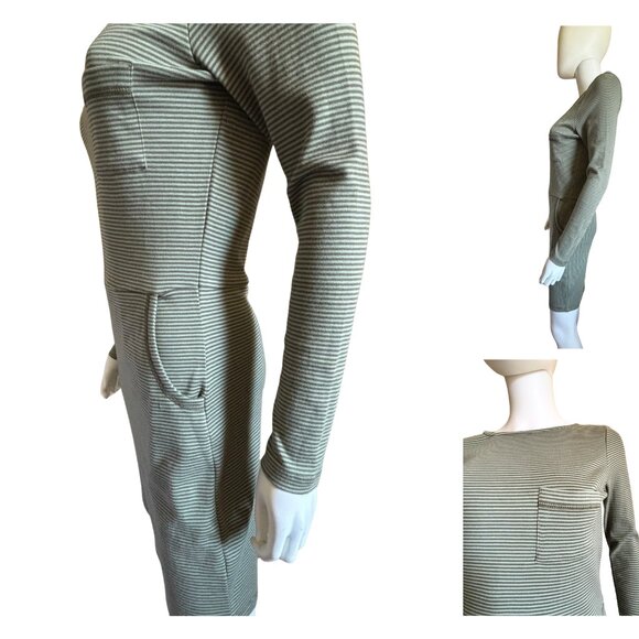 Synergy Organic Striped Reset Dress – Kalamata | NWT | Size Small | Sustainable - Picture 3 of 4